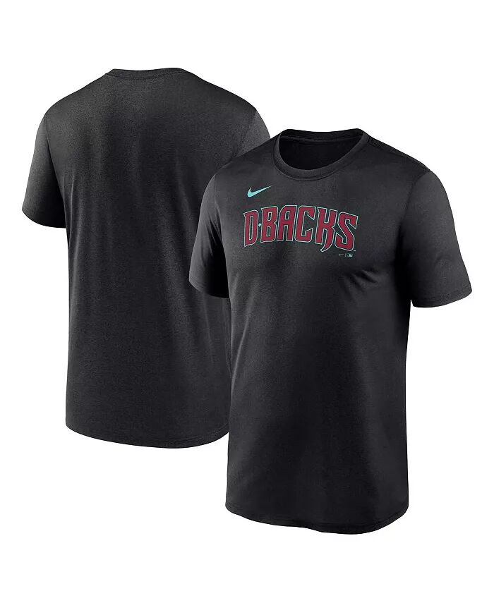 

Мужская черная футболка Arizona Diamondbacks Fuse Legend Nike, черный