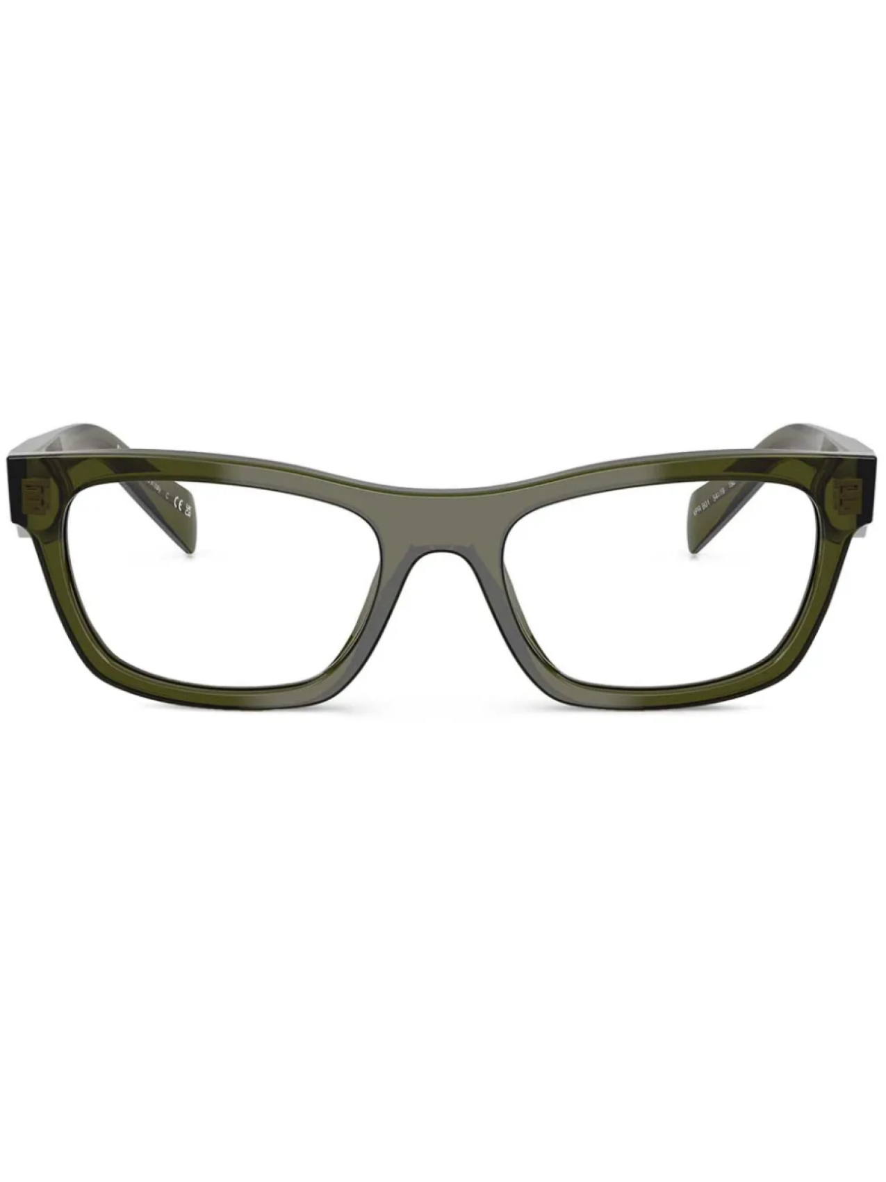 

Prada Eyewear очки в геометричной оправе, зеленый