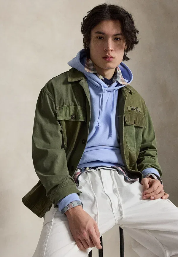 Толстовка с длинным рукавом Polo Ralph Lauren, галечно-голубой — фото 4