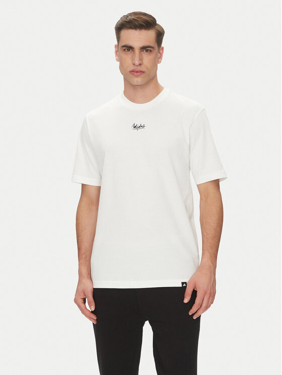 

Футболка обычного кроя Lounge Still Life Lemons Graphic JN7366 Adidas, белый