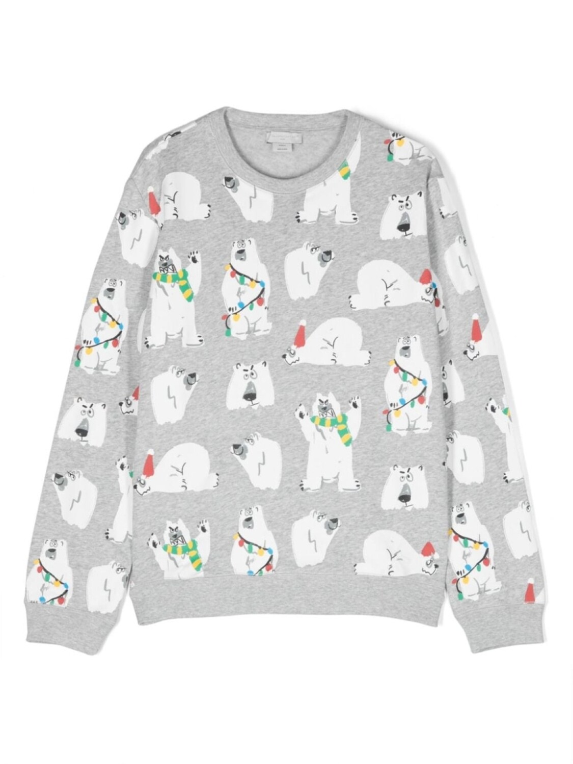 

Stella McCartney Kids толстовка с принтом Polar Bear, серый
