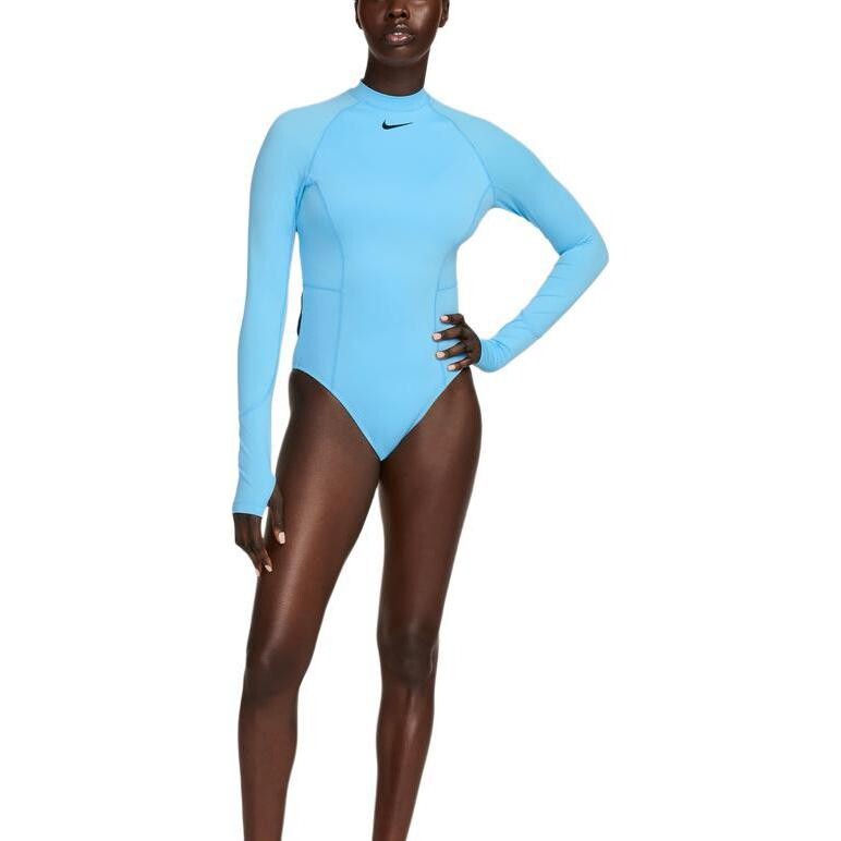 

Слитный купальник женский Aquarius Blue Nike