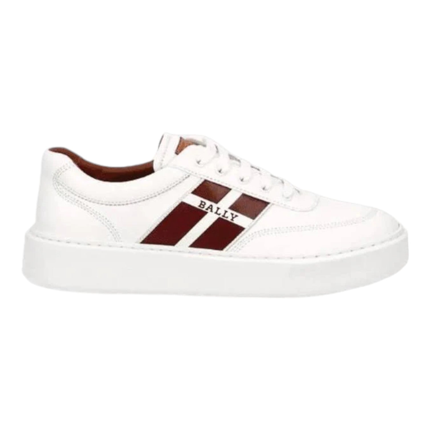 

Мужские белые кроссовки из кожи ягненка Bally Coby 6240536, размер 11,5
