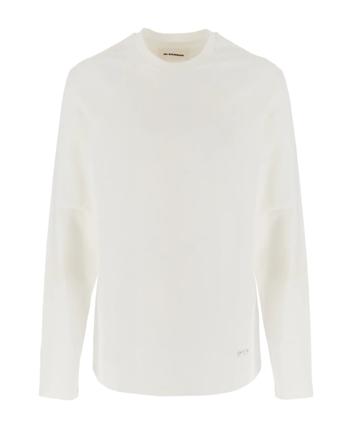 

Повседневная хлопковая футболка Jil Sander, белый