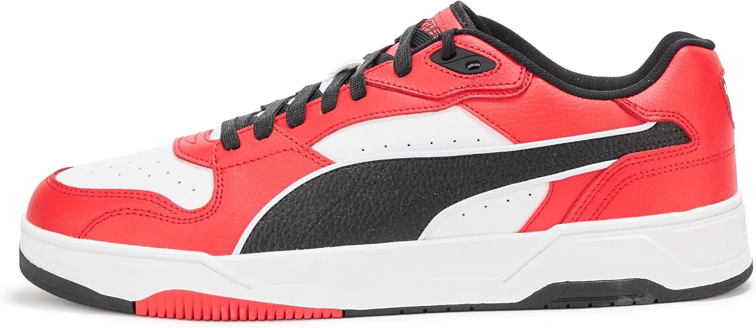 Мужские кроссовки Puma Rbd Break Low, белый/черный/красный — фото 2