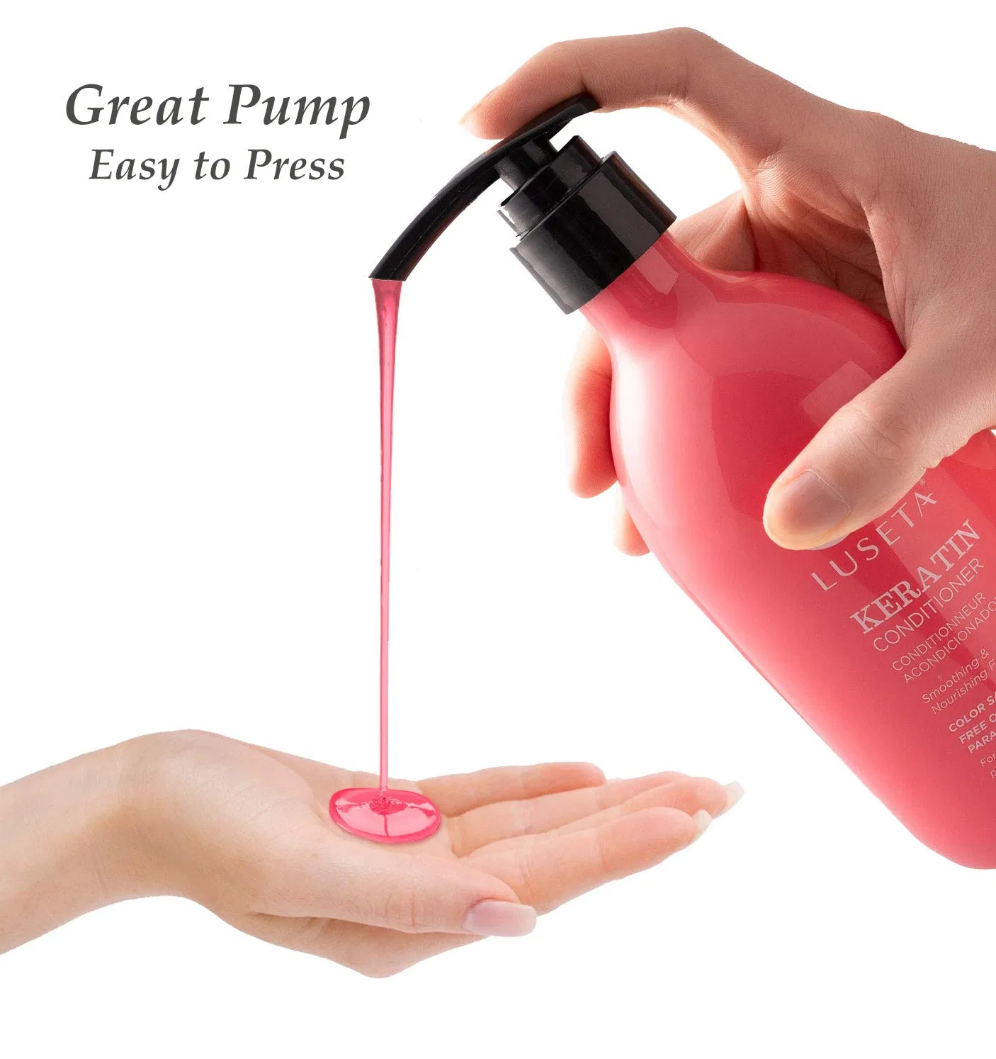 Шампунь Luseta Keratin Smooth с кератином для сухих и поврежденных волос Luseta — фото 4
