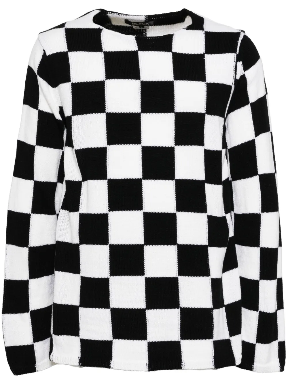 

Джемпер в клетку Black Comme Des Garçons, черный