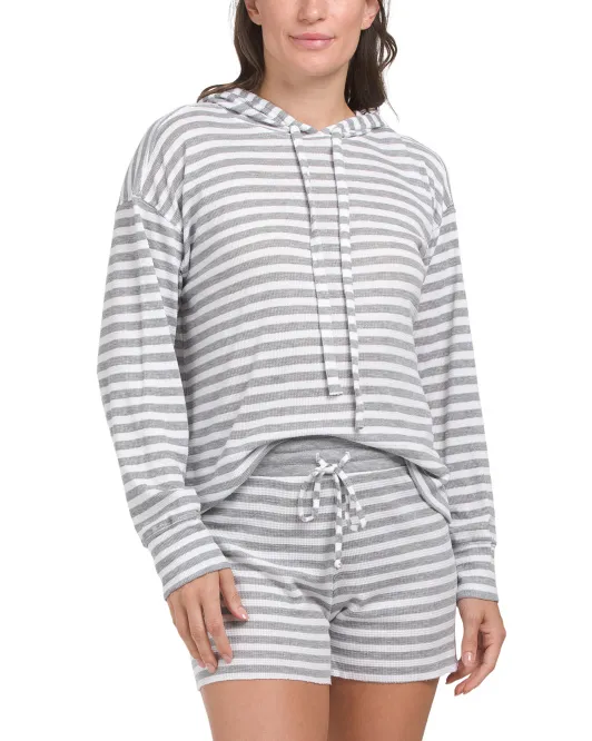 

Толстовка Kylo в полоску Made In USA Michael Stars, белый