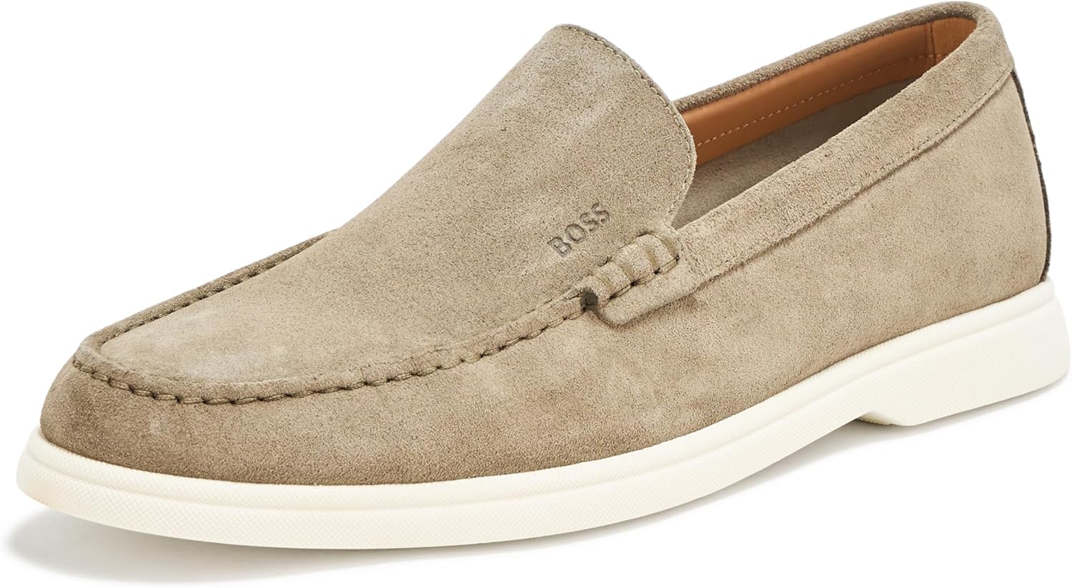 

Мужские лоферы BOSS Sienne из замши, Garden Moss