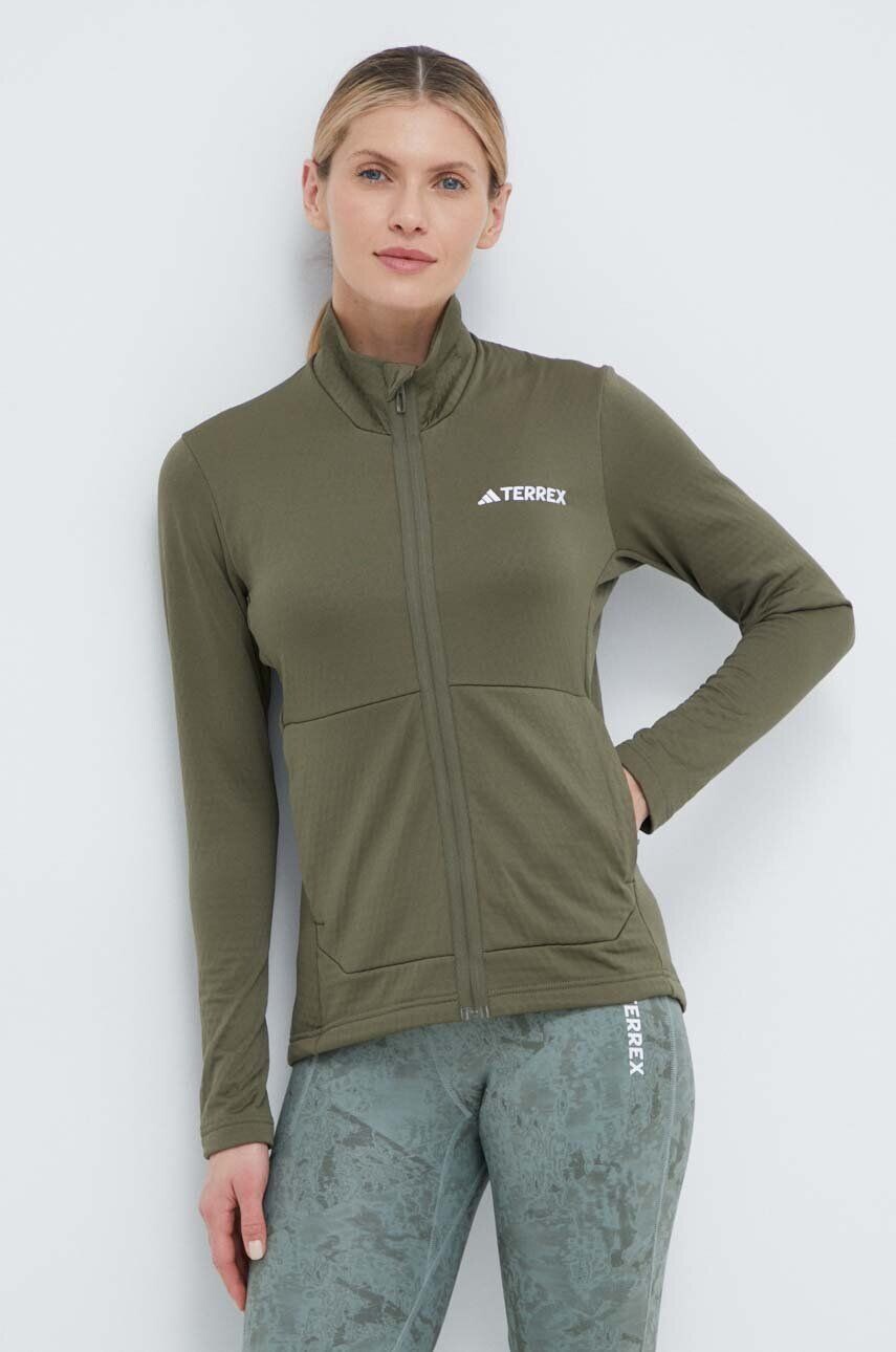 

Мультиспортивная толстовка adidas TERREX, зеленый
