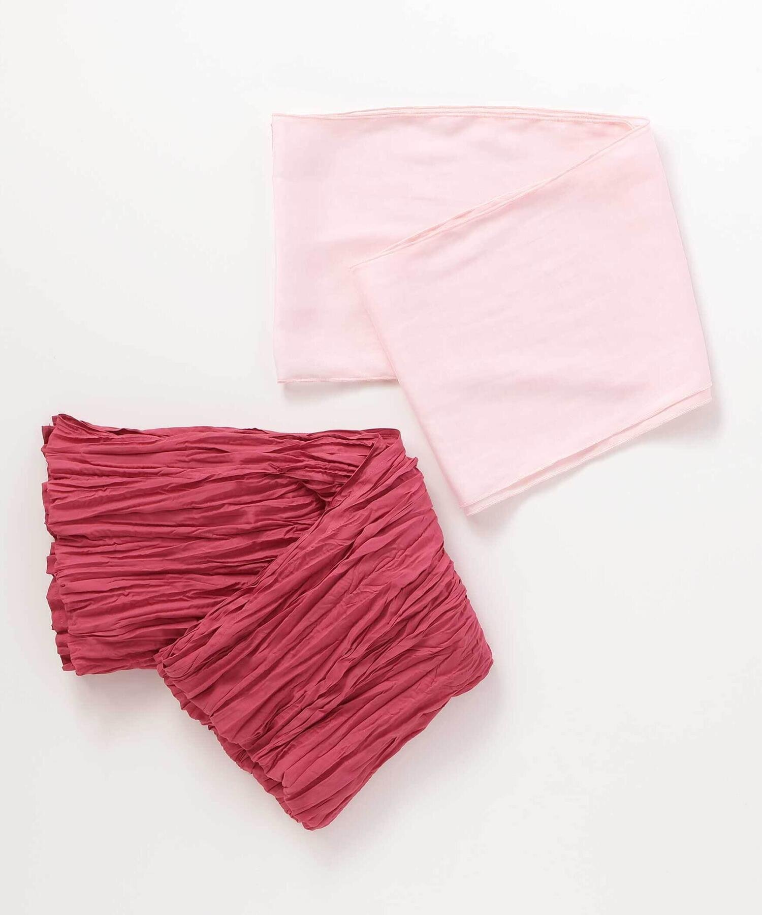 Комплект из трех предметов: юката и два пояса оби (90-140 см) SLAP SLIP, Pink (strawberry) — фото 4