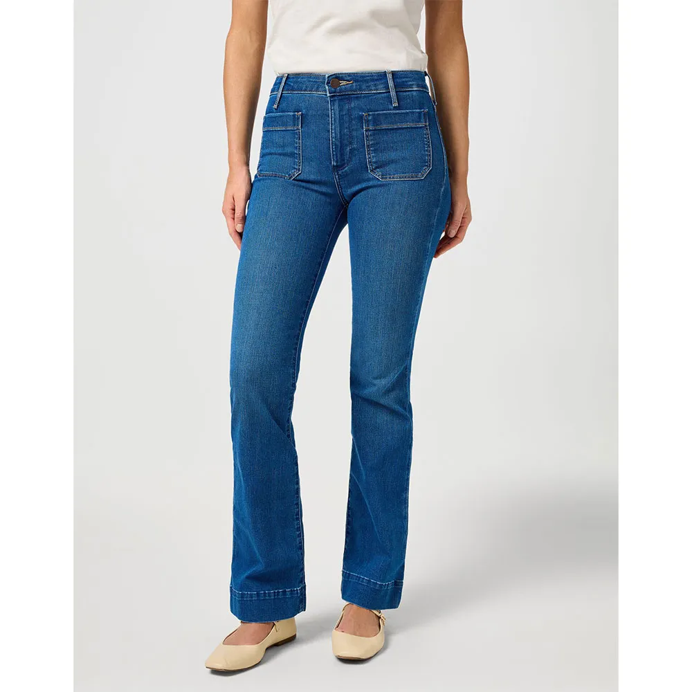 

Джинсы Wrangler 112362666 Flare Fit, синий