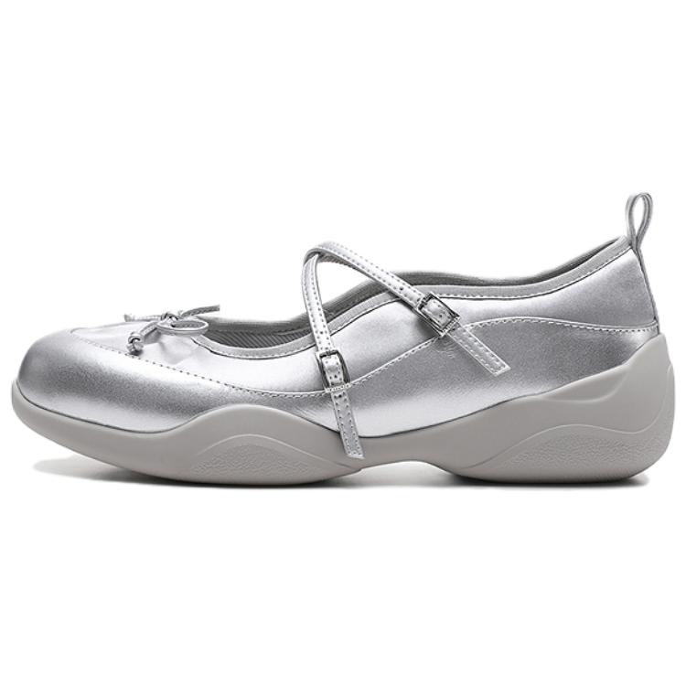 Туфли Мэри Джейн женские LE SAUNDA, Silver Svf