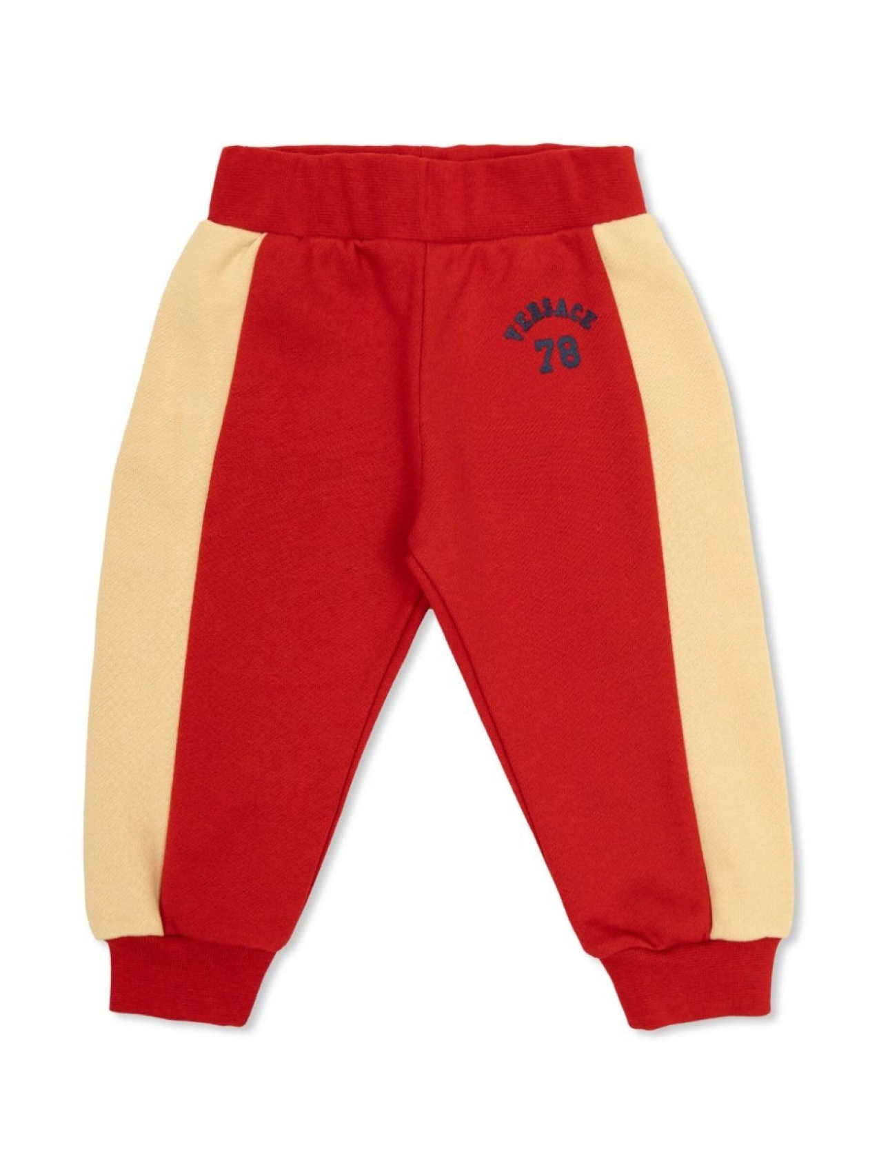 

Versace Kids спортивные брюки с логотипом, красный