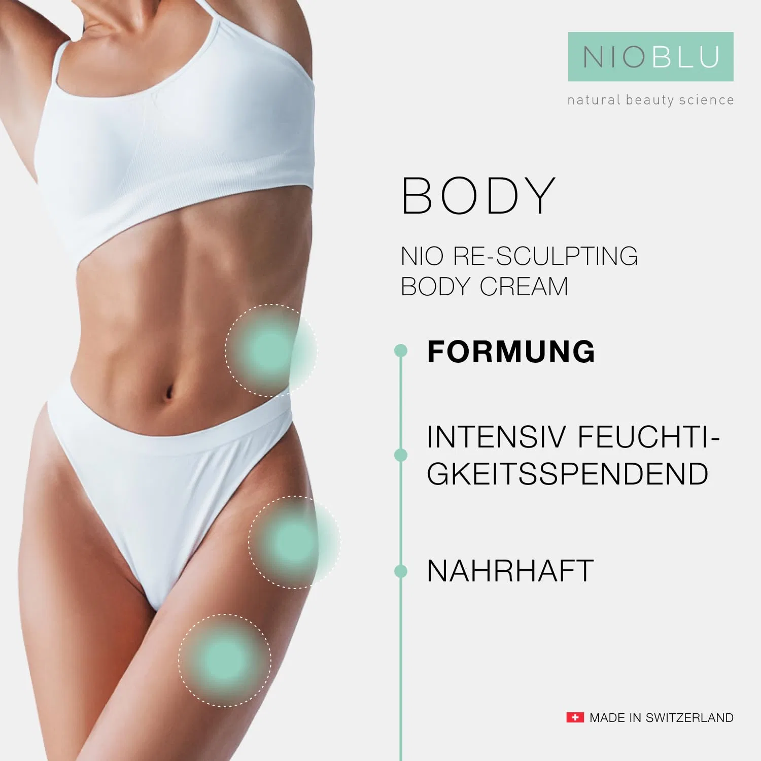 Крем для тела Nio Reshaping Body Cream, 200 мл Nioblu — фото 2