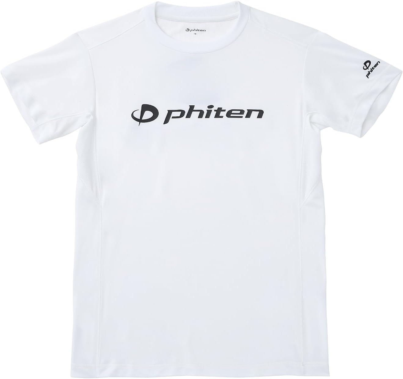 

Футболка Phiten RAKU, с коротким рукавом, унисекс, спортивная, для клубных мероприятий, с логотипом, белый/черный