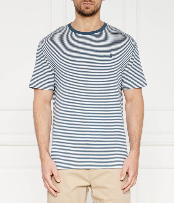 

Футболка Polo Ralph Lauren в полоску, синий / белый