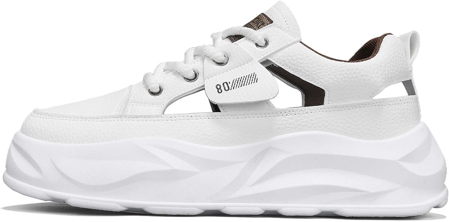 

Модные спортивные кроссовки, тапочки, ретро-минималистичные мужские классические повседневные туфли Generic, белый