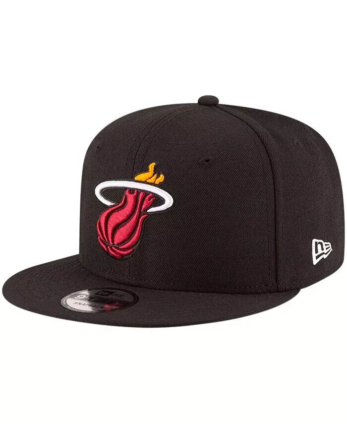 

Мужская черная бейсболка-кепка Miami Heat Official Team Color 9FIFTY New Era