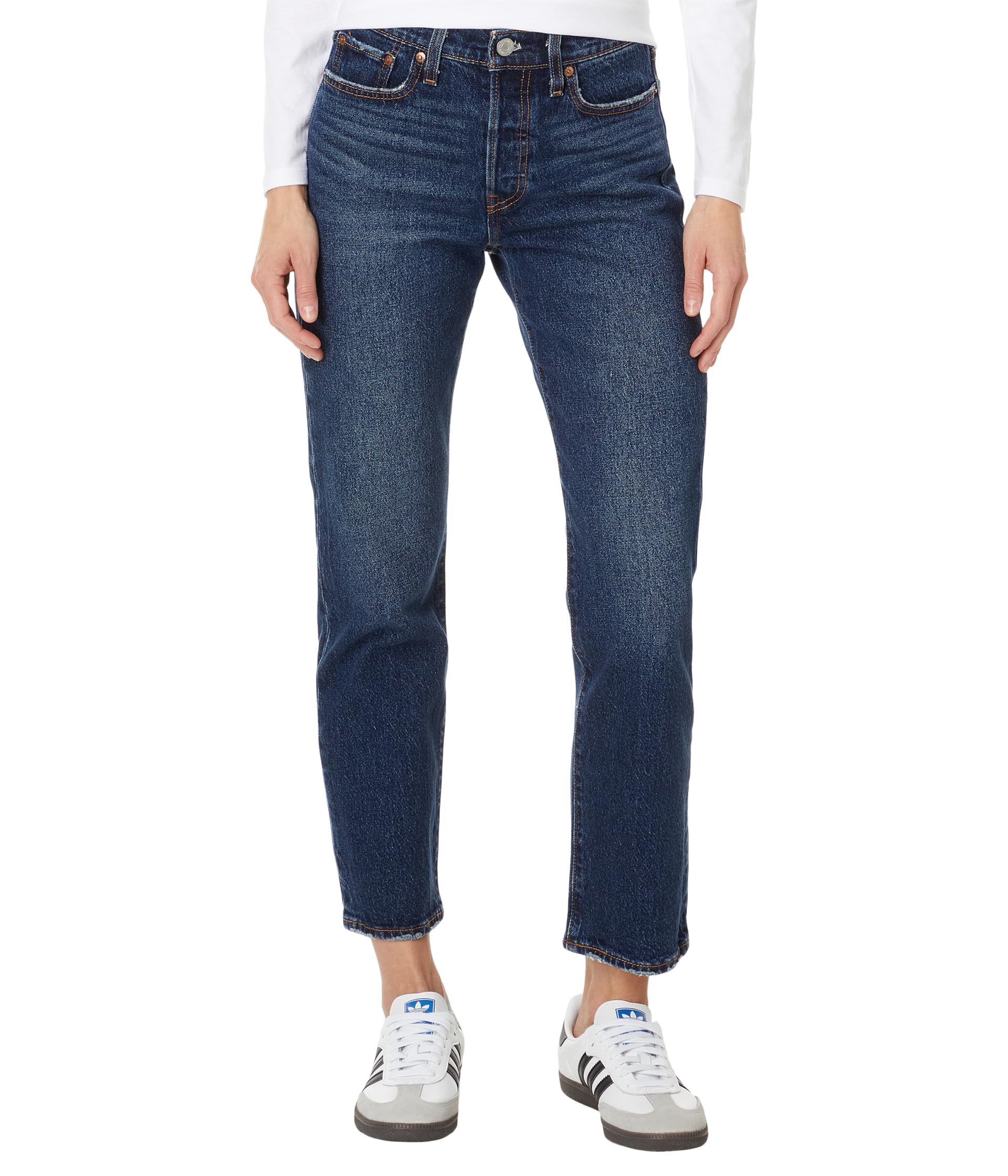 

Джинсы Levi's Premium Wedgie Straight, цвет Indifferent Indigo