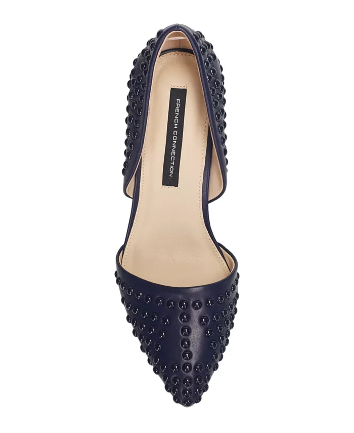 Женские туфли-лодочки Forever Studded Two-Piece French Connection, синий — фото 4