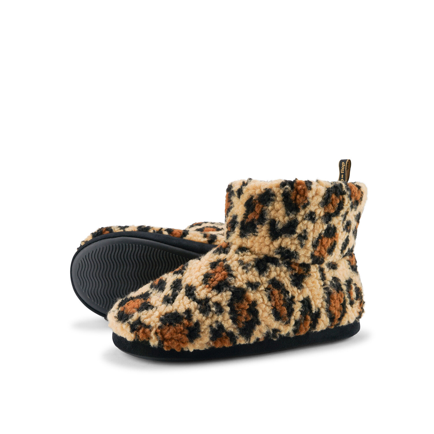 

Тапочки Flip Flop Hausschuh short*yeti leo 2, цвет Braun/Beige