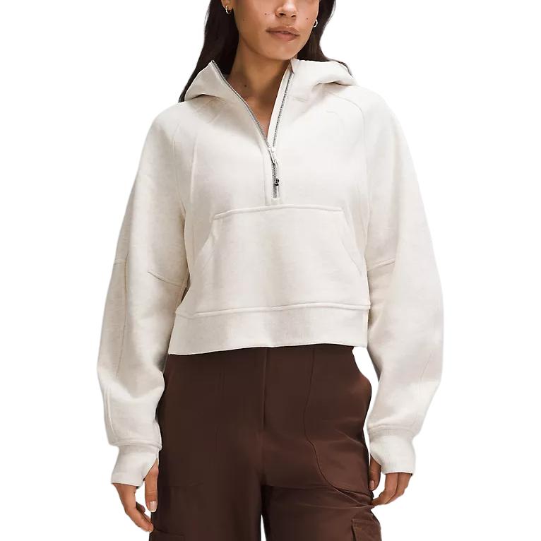 

Толстовка Scuba Series Oversized с полумолнией Lululemon, mixed color bone белый/hdbo