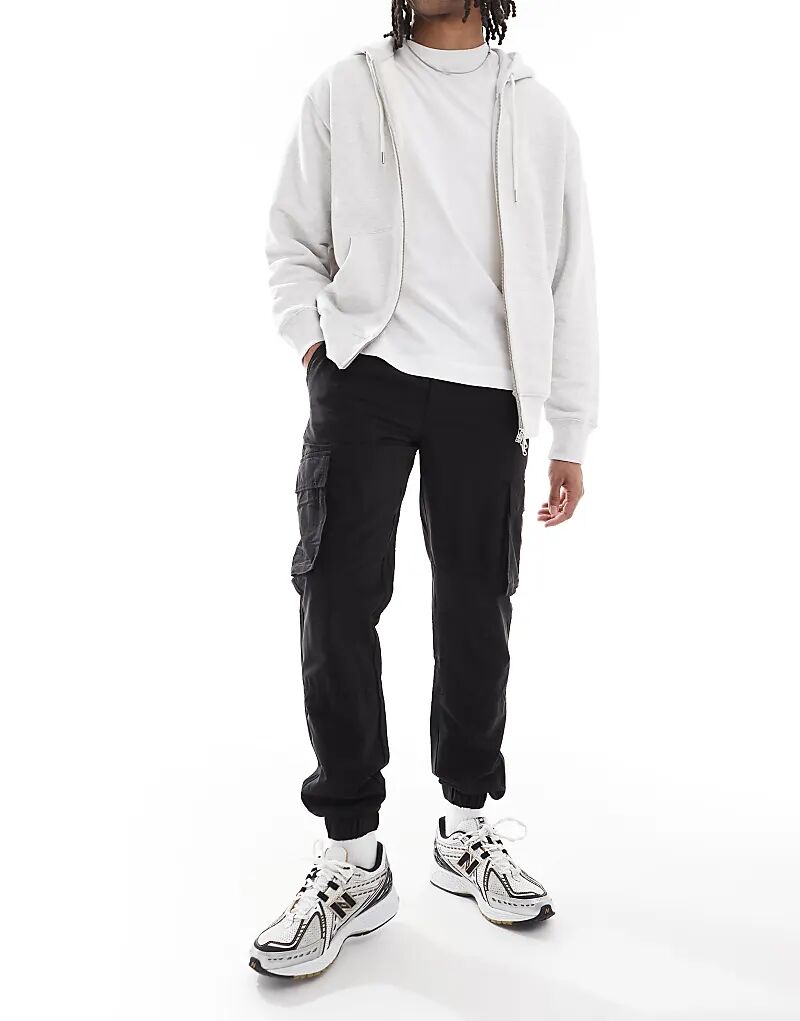 

Зауженные брюки-карго ONLY & SONS черного цвета