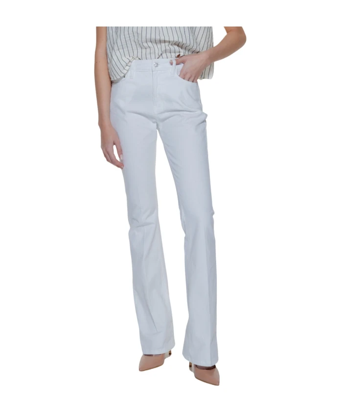 

Белые однотонные брюки весна/лето Guess, белый