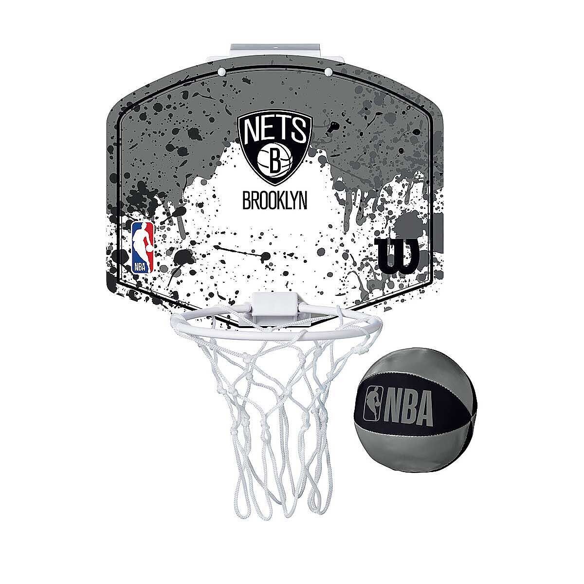 

Мини обруч команды NBA Brooklyn Nets Wilson, цвет Black White