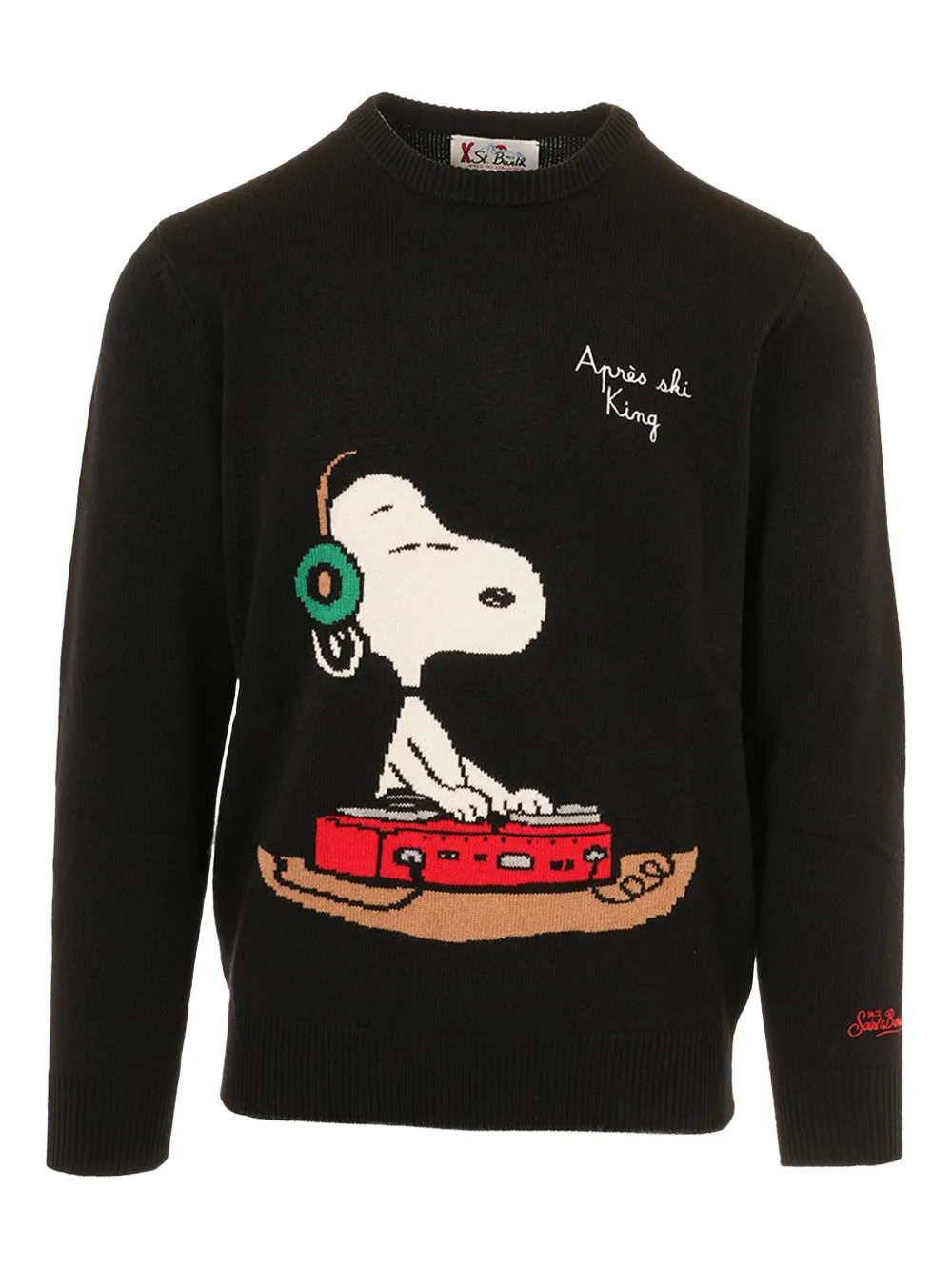 

Свитер Heron из коллаборации с Peanuts Mc2 Saint Barth, черный