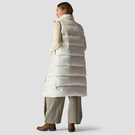 

Длинный пуховый жилет-парка женский Backcountry, цвет Egret
