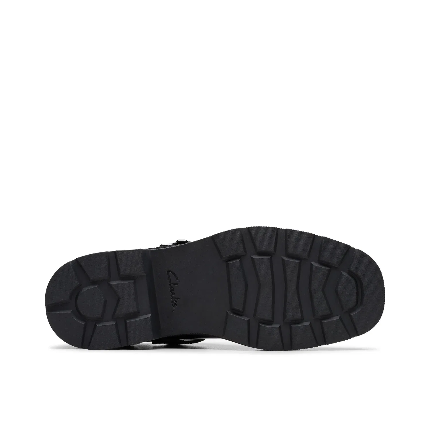 Туфли Clarks Eris Hope Youth для девочек, с пряжкой-звездой, черные — фото 3