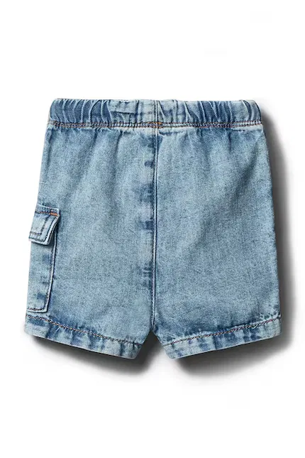 Шорты джинсовые Newborn Calvin Klein Jeans, синий — фото 2