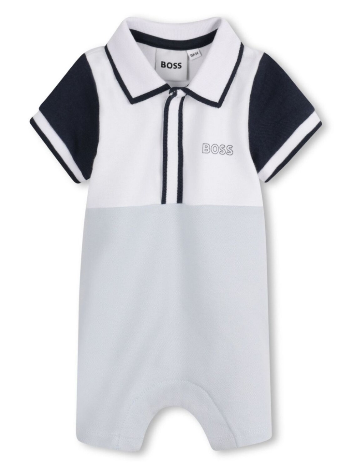 

Детский комбинезон BOSS Kidswear с цветными блоками, синий