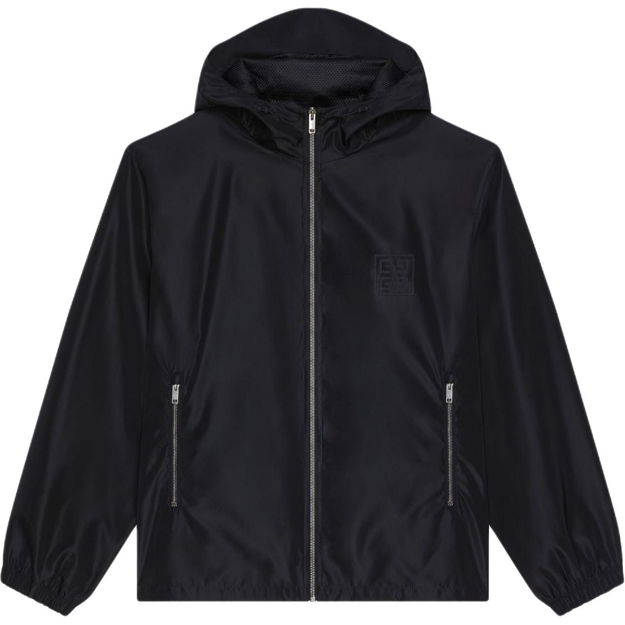 

Givenchy Ветровка на молнии с эмблемой 4G, Black