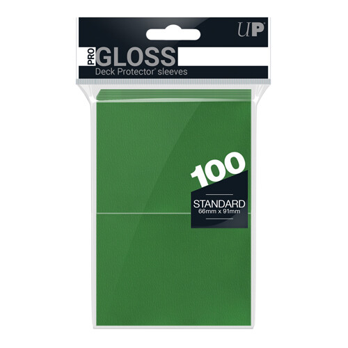 

Чехол для карточек Pro-Gloss Standard Sleeves: Green (100) Ultra Pro