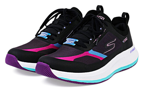 Кроссовки go run pulse fast stride 'black multi' Skechers, черный — фото 3