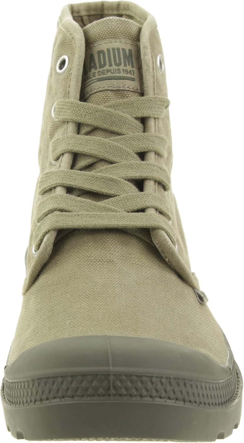 Мужские ботинки Palladium Pampa Hi Originale из канваса, зеленый — фото 2