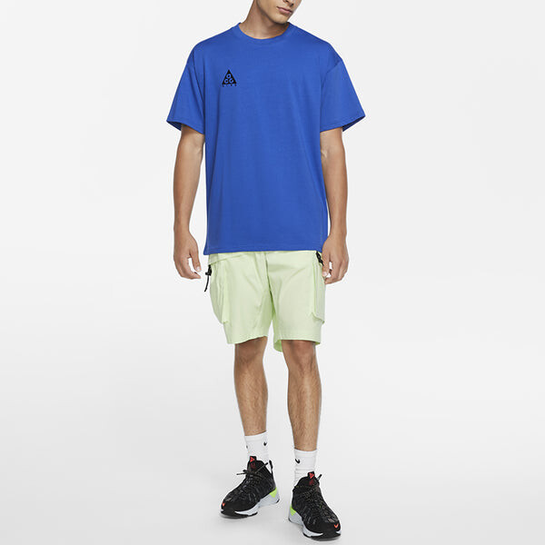 Футболка acg small logo casual short sleeve / black Nike, синий — фото 2