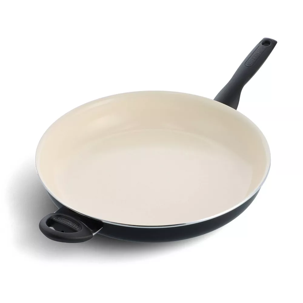 

Сковорода GreenPan Rio 13,5" с керамическим антипригарным покрытием Great Big Frypan with Helper Handle Black