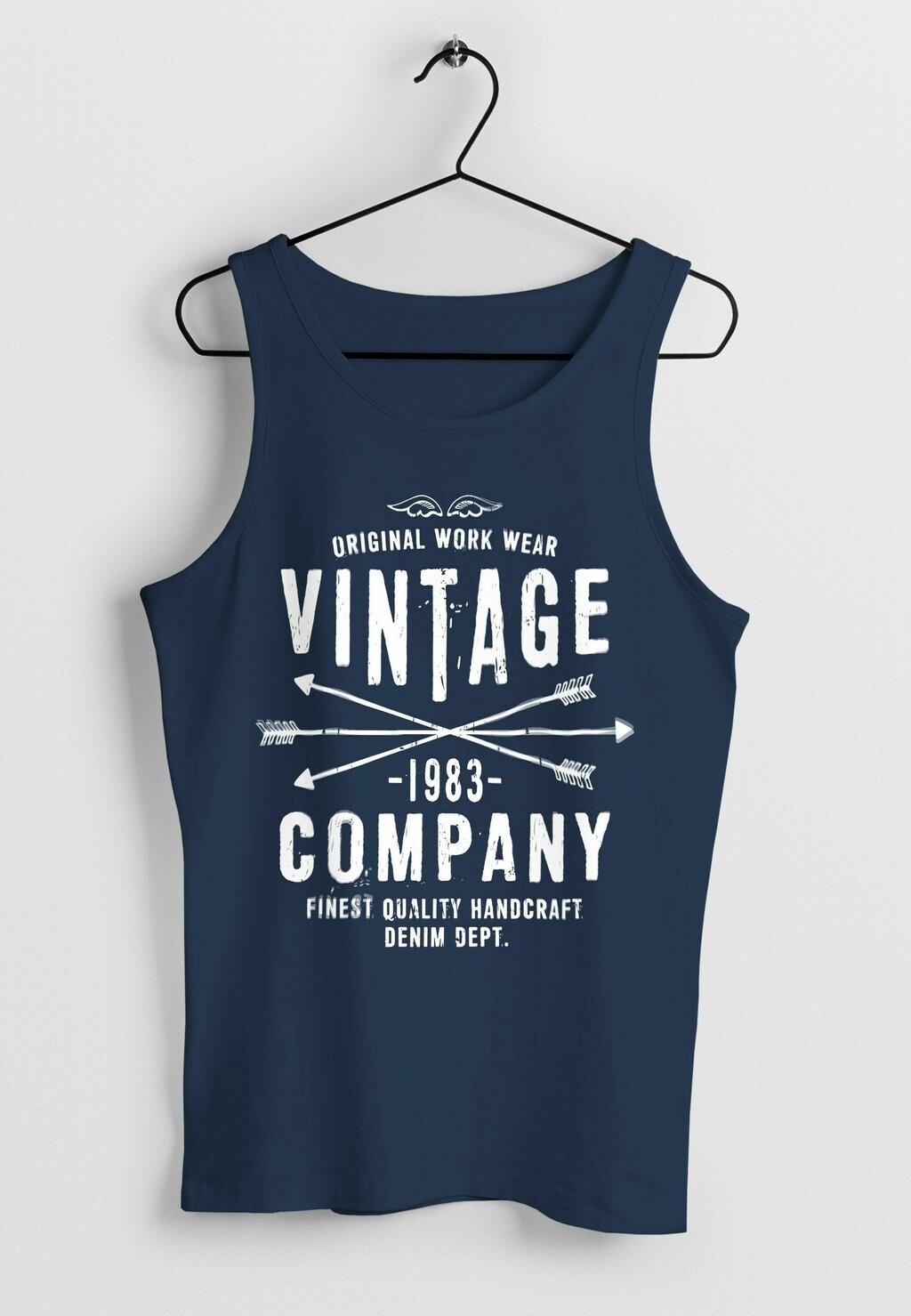 

Топ TANK- VINTAGE COMPANY ARROWS HIPSTER DRUCK MOTI Neverless, синий