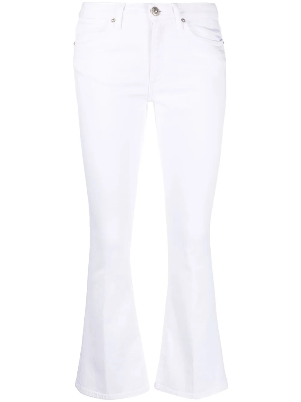 

Джинсы bootcut с нашивкой-логотипом Dondup, белый