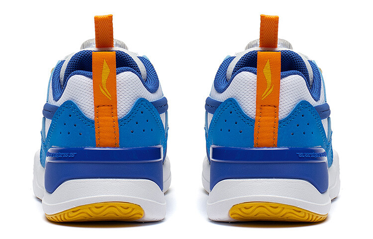Кроссовки LINING YOUNG Kids Lifestyle Shoes Kids Low-top Standard White / Xinjiang Blue / Vision Blue — фото 4