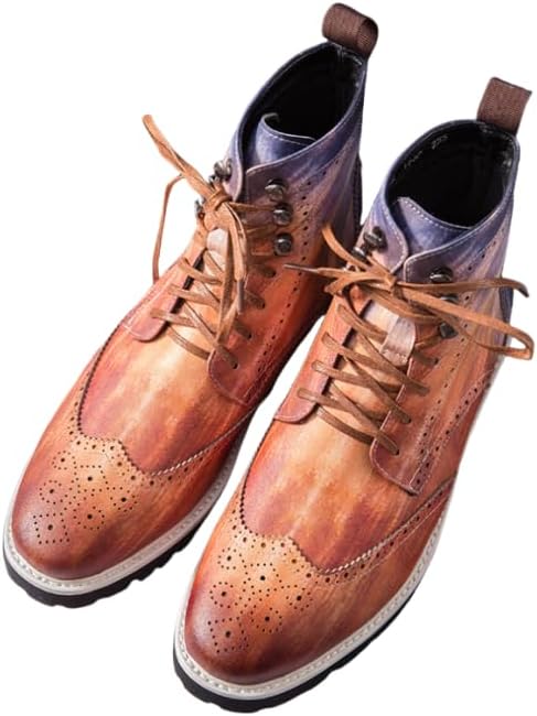 

Мужские ботинки Hhhchpm, мужские мотоциклетные ботинки, модные мужские ботинки средней посадки. Рыцарские ботинки. Верховые ботинки, Color