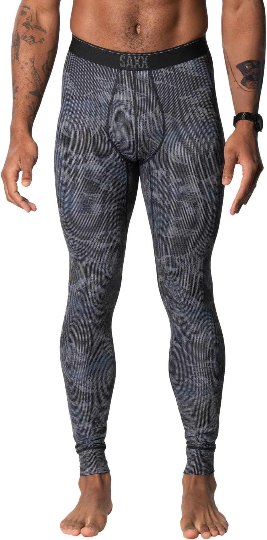 

Брюки Quest Tight Fly SAXX UNDERWEAR, цвет Navy Mountainscape