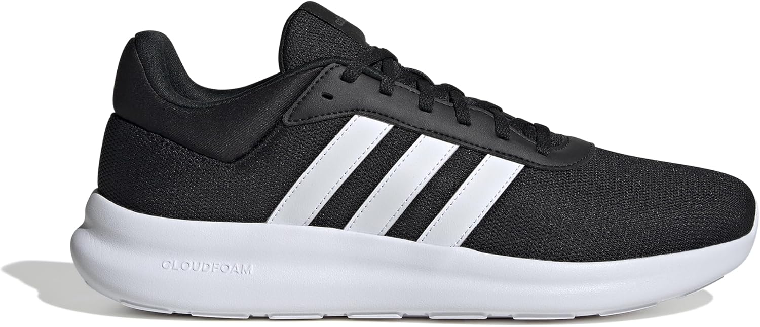 Мужские кроссовки Adidas Lite Racer 4.0, белый/черный/серый — фото 2
