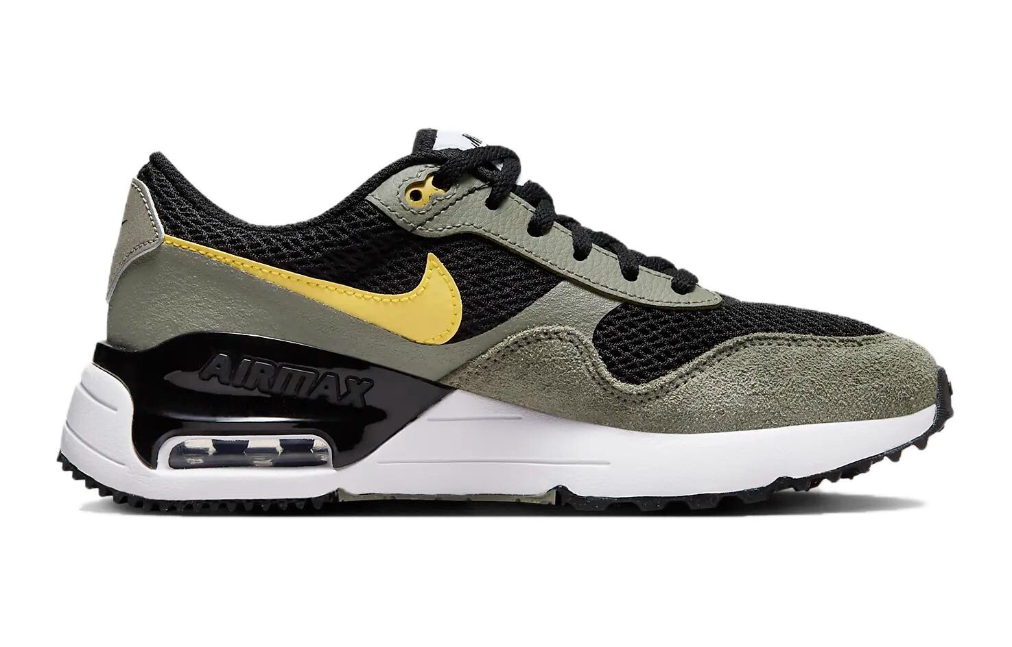 Обувь Nike Air Max SYSTM Kids Lifestyle GS, Black/Green — фото 2