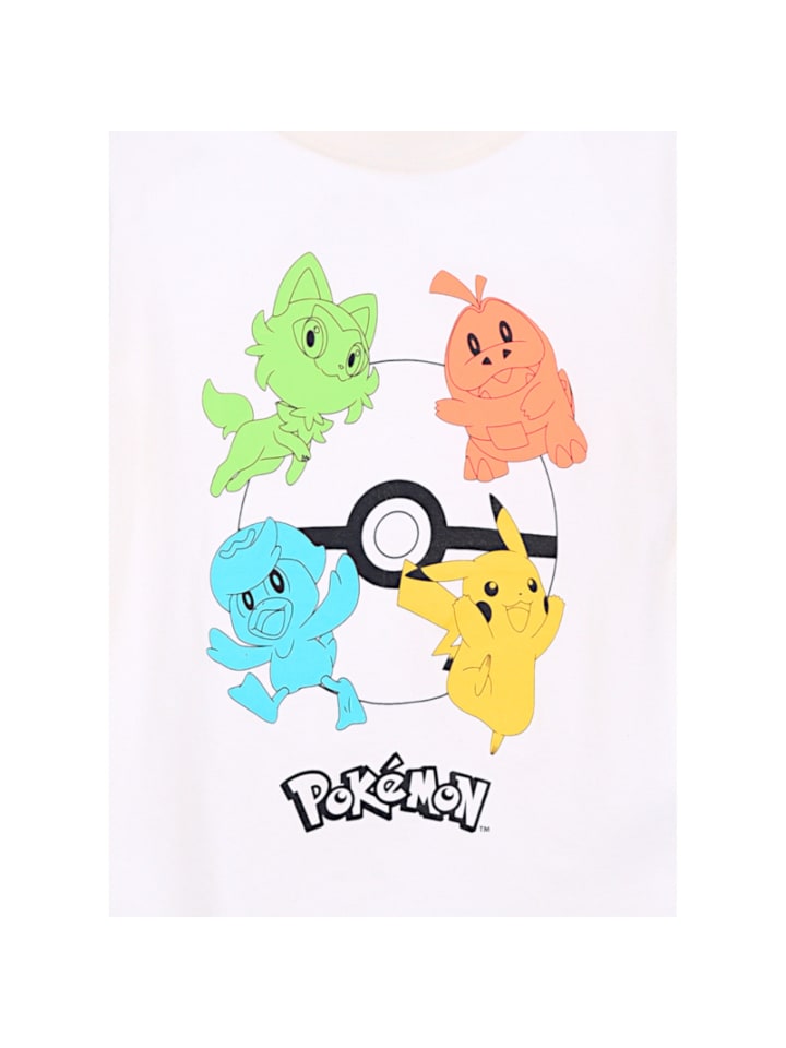 Футболка с длинными рукавами Pokémon кремового цвета Pokémon — фото 2