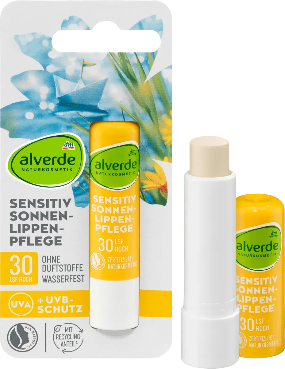 

Бальзам-стик для губ Sensitive SPF 30 4,8 0г alverde NATURKOSMETIK